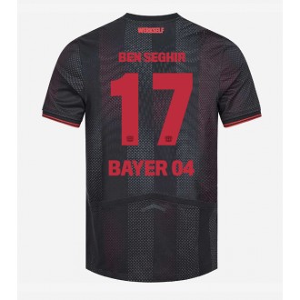 Bayer Leverkusen Eliesse Ben Seghir #17 Hemmakläder 2025-26 Kortärmad Bayer Leverkusen Eliesse Ben Seghir #17 Hemmakläder 2025-26 Kortärmad